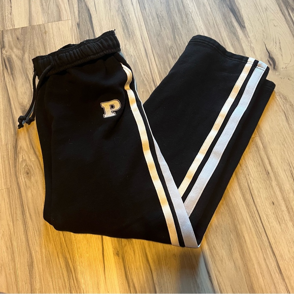 PINK Victoria’s Secret Black Fleece Sweatpants - Picture 6 of 10